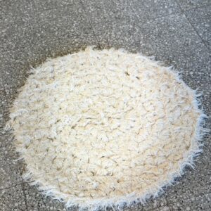 ALFOMBRA CRUDO REDONDA