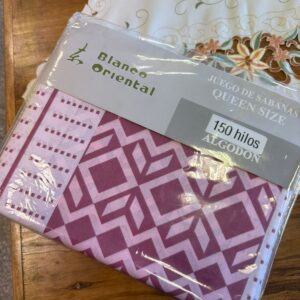 JUEGO DE SABANAS "blanco oriental"