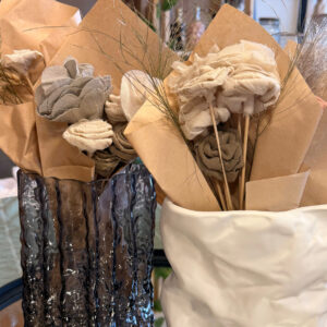 FOREROS c/ flores de tela